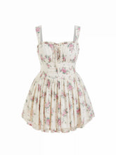 Lace Floral Square Neck Ruffled Bowknot Dress Curve & Plus