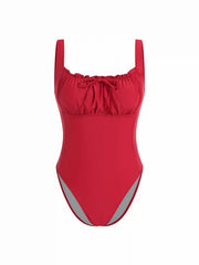 Shaping High Stretch Ruched One Piece Swimsuit