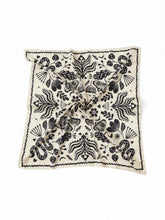 FLORAL & SNAKE SQUARE HEADSCARF