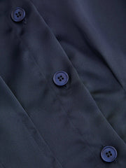 Pleated Cinched Short Sleeve Shirt Curve & Plus