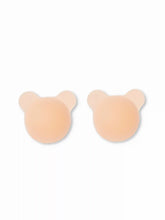 BEAR SHAPE REUSABLE ADHESIVE SILICON NIPPLE COVERS