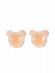 BEAR SHAPE REUSABLE ADHESIVE SILICON NIPPLE COVERS