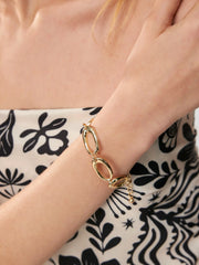 OVAL CHAIN BRACELET