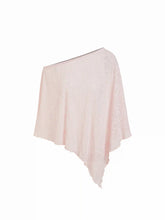 Chiffon Asymmetrical Hem Poncho Top