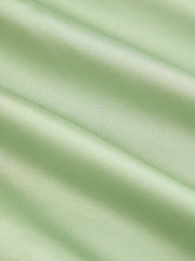 Satin Halter Neck Twist Knotted A-line Maxi Dress