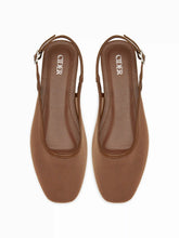 MESH SLINGBACK FLATS