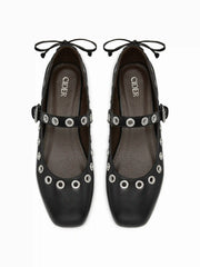 BOWKNOT DECOR MARY JANE FLATS
