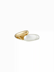 TWO-TONE OPEN CUFF BRACELET