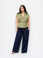 Knotted Blouse Curve & Plus