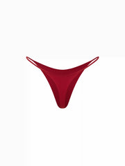 Cotton-Blend Low Rise Thong