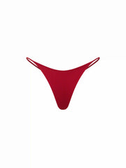 Cotton-Blend Low Rise Thong
