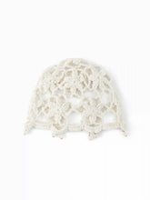 FLORAL KNITTED HAT