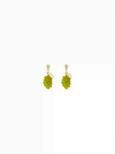 GRAPE & LEAF DROP EARRINGS