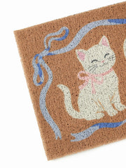 CAT & BOWKNOT DOOR MAT