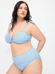 Floral Sweetheart Underwire Full Coverage Bikini Set Curve & Plus