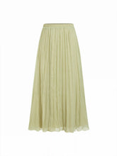 Chiffon Mid Rise Flared Maxi Skirt