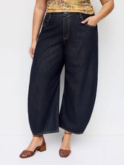 Cider Denim Mid Rise Barrel-leg Jeans Curve & Plus