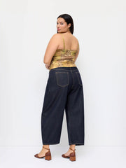 Cider Denim Mid Rise Barrel-leg Jeans Curve & Plus