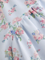 Floral Sweetheart Floral Mid Rise Flared Midi Dress Curve & Plus