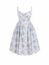 Floral Sweetheart Floral Mid Rise Flared Midi Dress Curve & Plus