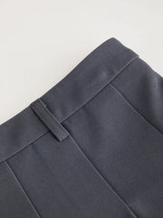 Low Rise Pleated Midi Skirt