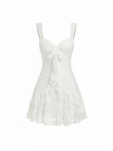 Lace Floral Sweetheart Tiered Mini Dress