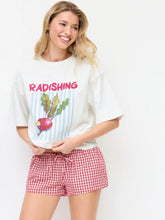 Cotton Radish Fruit Graphic Oversized Short Sleeve Tee