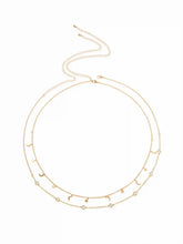 MOON & STAR & RHINESTONE WAIST CHAIN