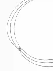 RHINESTONE LAYERED WAIST CHAIN