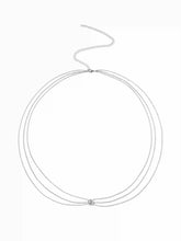 RHINESTONE LAYERED WAIST CHAIN