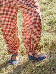 CHERRY EMBROIDERED MARY JANE FLATS