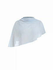 Satin High Neck Cape Sleeve Maxi Dress Curve & Plus