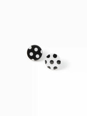 POLKA DOT STUD EARRINGS