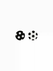 POLKA DOT STUD EARRINGS