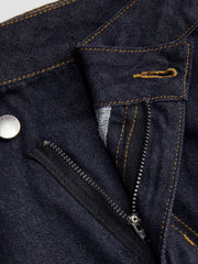 Denim Washed Mid Rise Barrel-leg Jeans Curve & Plus