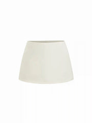 Satin Low Rise A-line Mini Skort