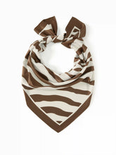 STRIPED SQUARE HEADSCARF