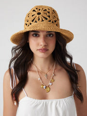 WOVEN BUCKET HAT