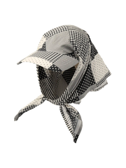POLKA DOT & GINGHAM HEADSCARF BASEBALL HAT