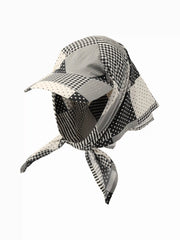 POLKA DOT & GINGHAM HEADSCARF BASEBALL HAT