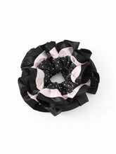 DOUBLE LAYERED POLKA DOT SCRUNCHIE