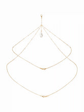 FAUX PEARL BODY CHAIN