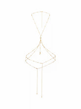 MOON & FAUX PEARL BODY CHAIN