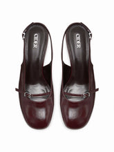 BUCKLE SLINGBACK CHUNKY HEELS