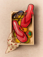 SQUARE TOE FLIP-FLOP SLIPPERS
