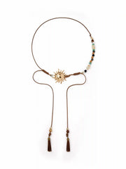 SUN BEADED WAIST CHAIN