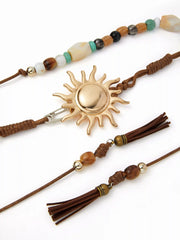 SUN BEADED WAIST CHAIN