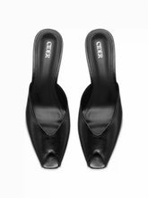 OPEN-TOE MULE HEELS