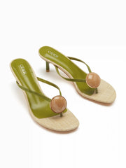 GEMSTONE DECOR FLIP-FLOP SANDALS