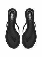 ROUND TOE FLIP-FLOP KITTEN HEELED SANDALS